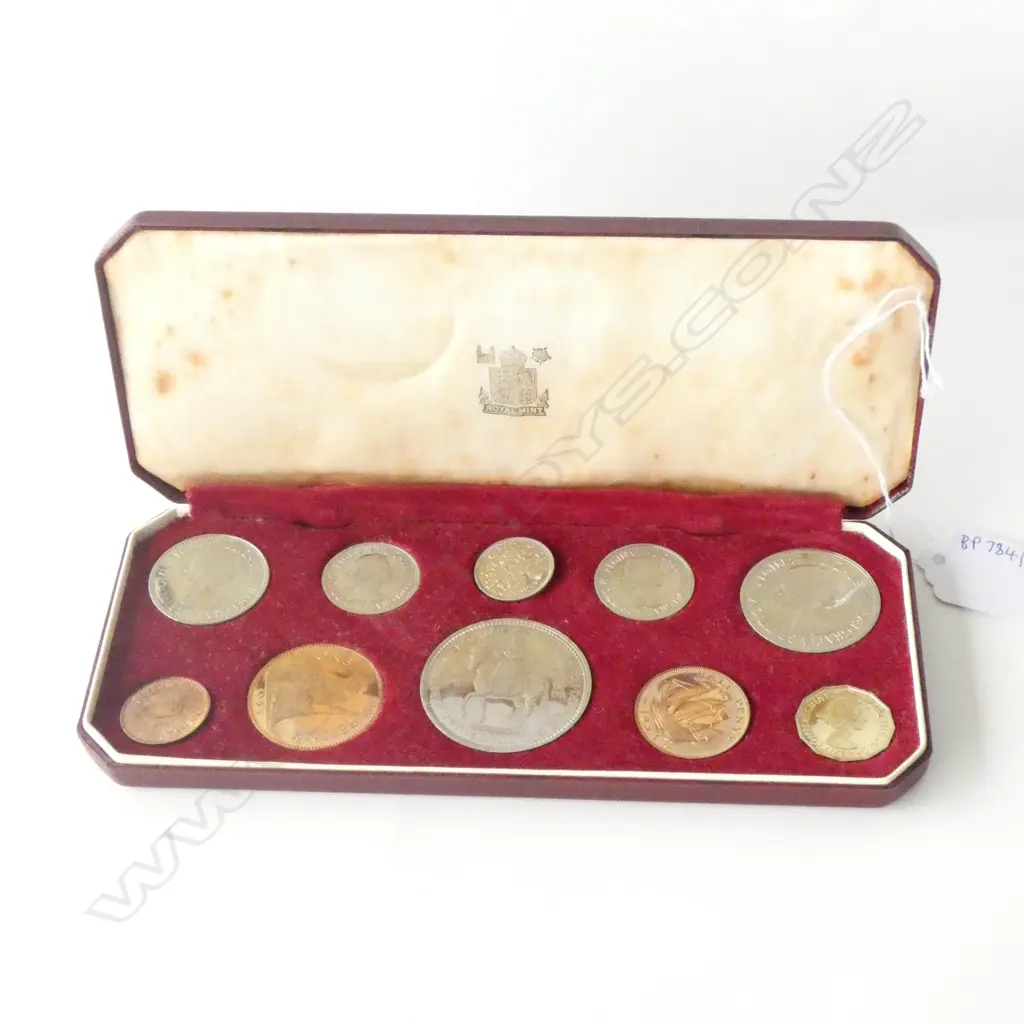 UK PROOF 1953 CORONATION COIN SET Image 1++