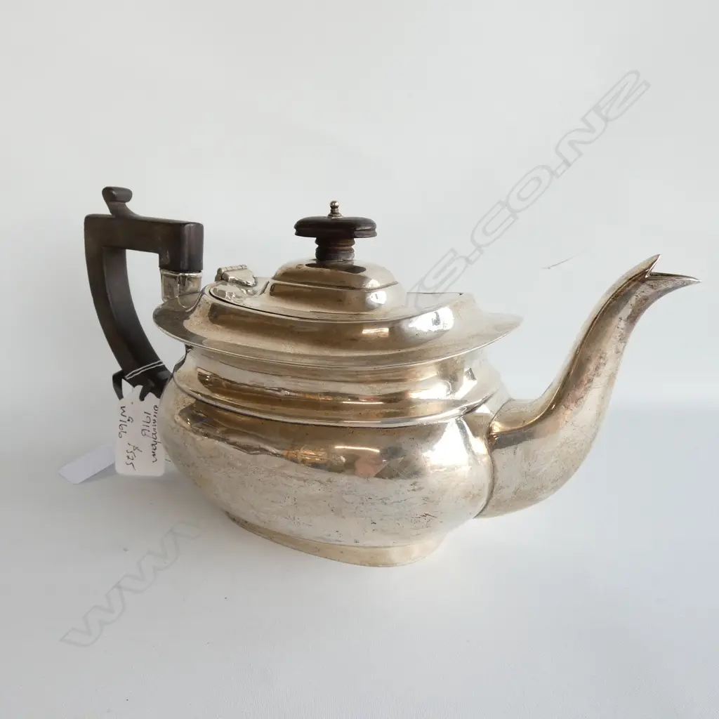 STG SILVER TEAPOT SHEFFIELD 1916 Image 1++