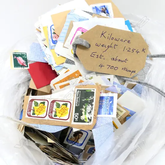 LGE BAG OF STAMPS