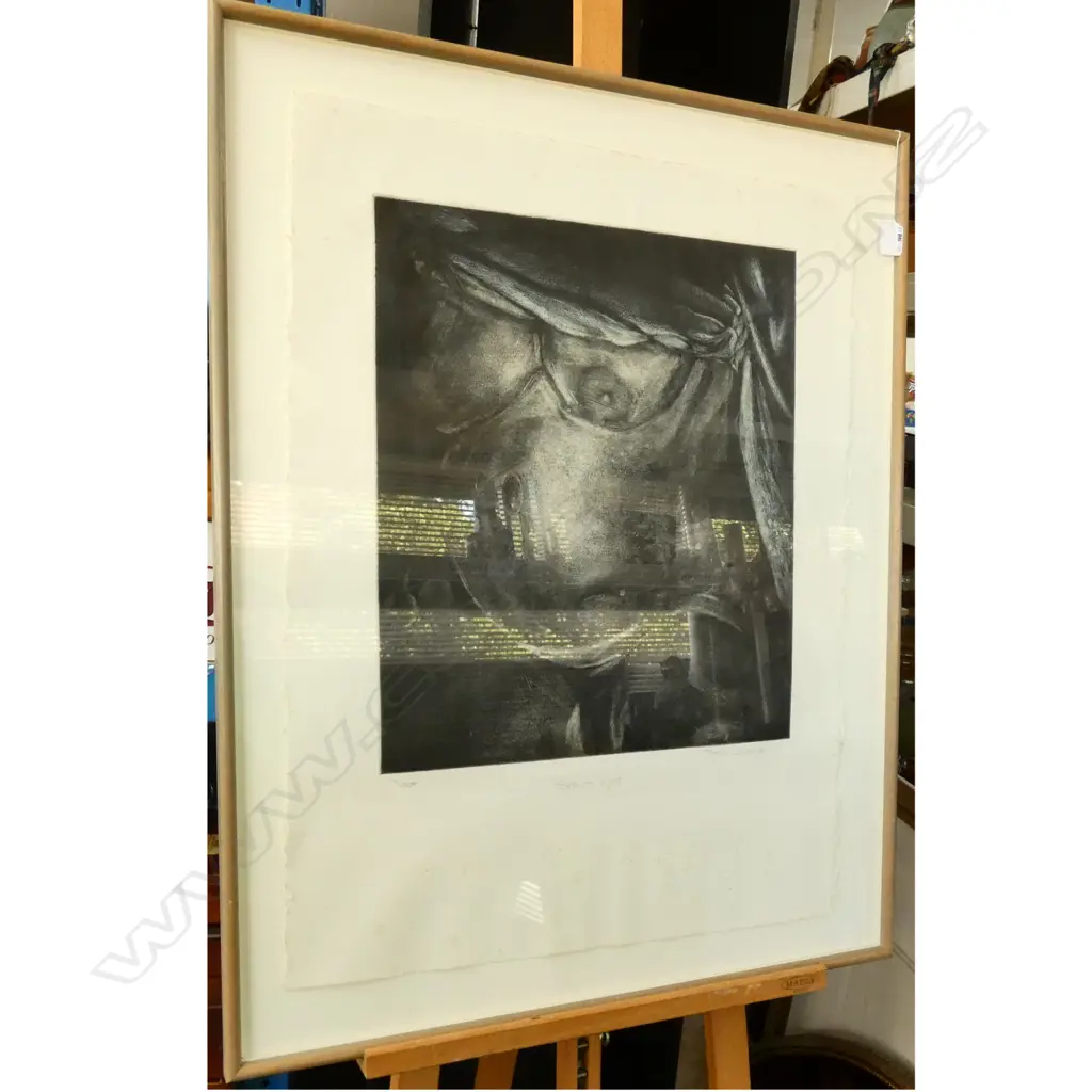 "PROFF" PETER LIGGENS SCREENPRINT , FRAME SINGED AND DATED Image 1++