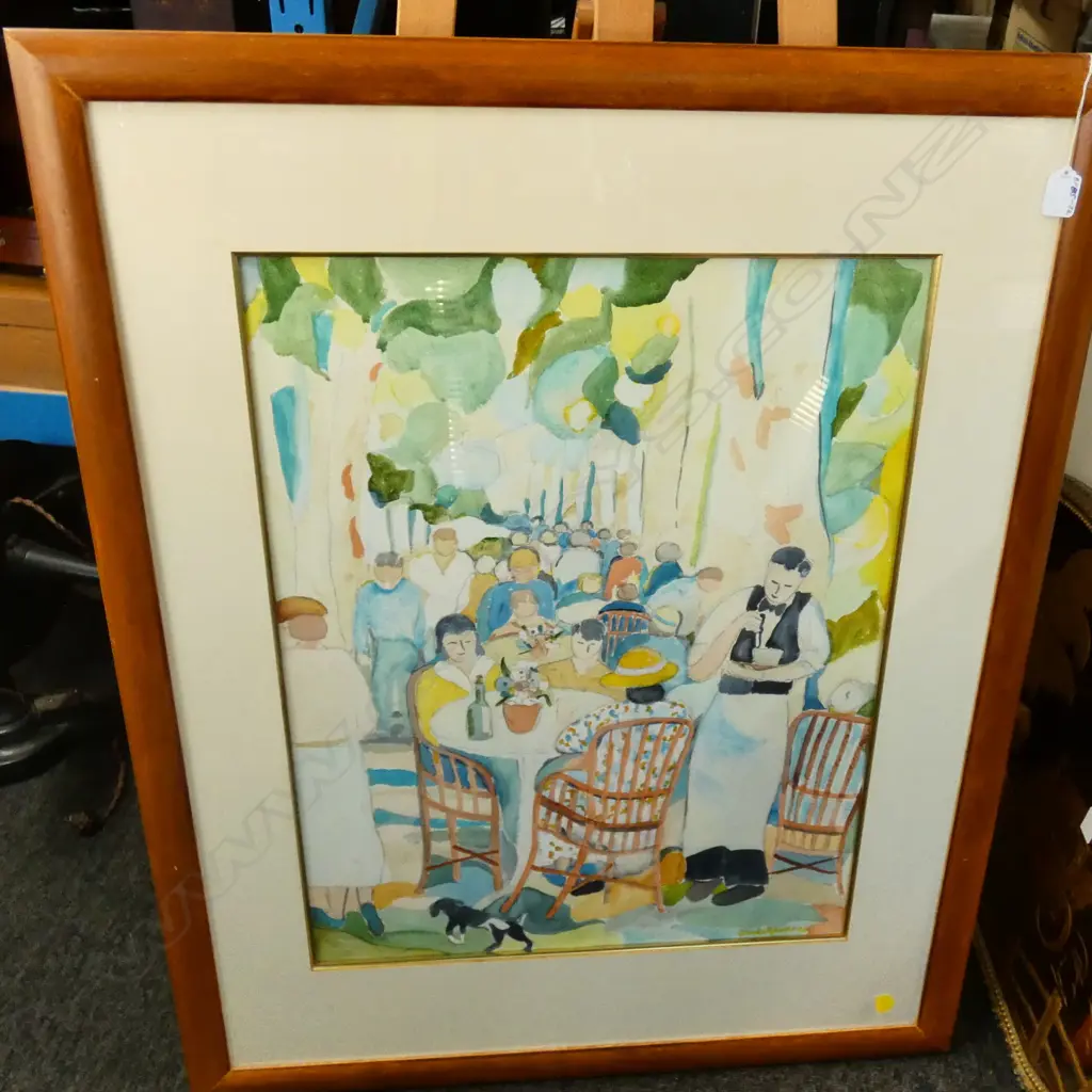 GLENDA ROBERTS, WATERCOLOUR ON PAPER . SIGNED AND DATED Image 1++