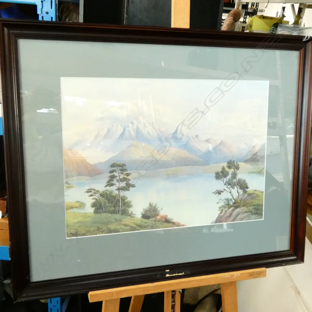 SOUTH-LAND SCENE PRINT - FRAMED Image 1++