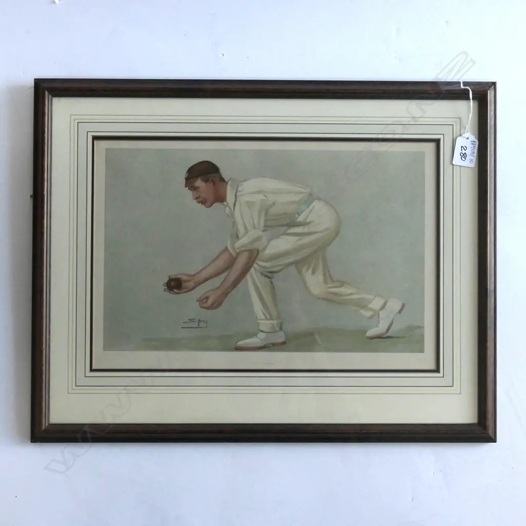 SPY CRICKET LITHOGRAPH 'THE LOBSTER' 370 X 245MM IMAGE Image 1++