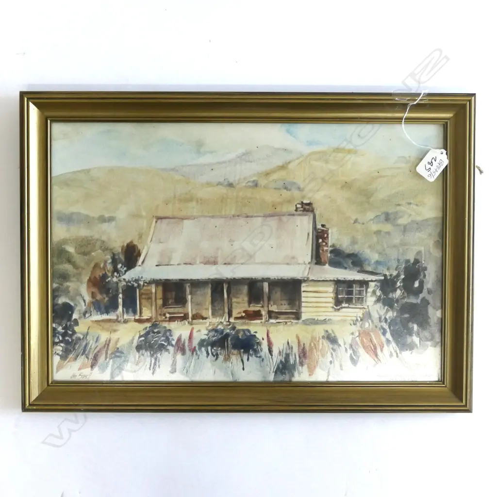 JOHN BRASELL W/COLOUR HEDLEY GREEN COTTAGE 430 X 230 MM Image 1++