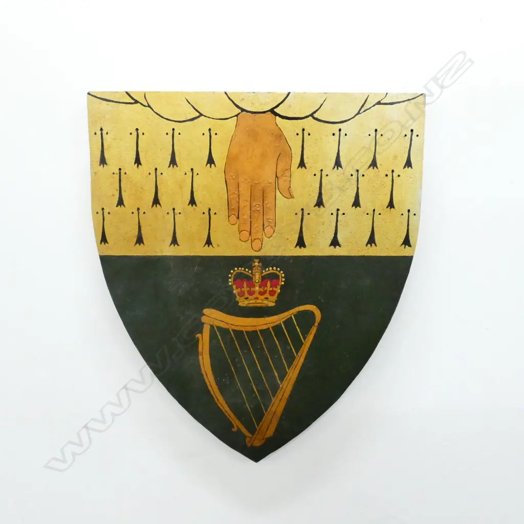 WALL HANGING HAND PAINTED UK SHIELD Image 1++