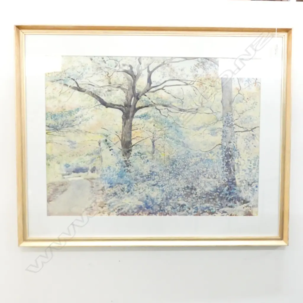 WALTER E. PENN FOREST W/C 1934 560 X 415MM Image 1++
