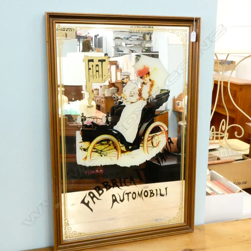 FIAT ADVERTISING MIRROR 545 X 815MM Image 1++