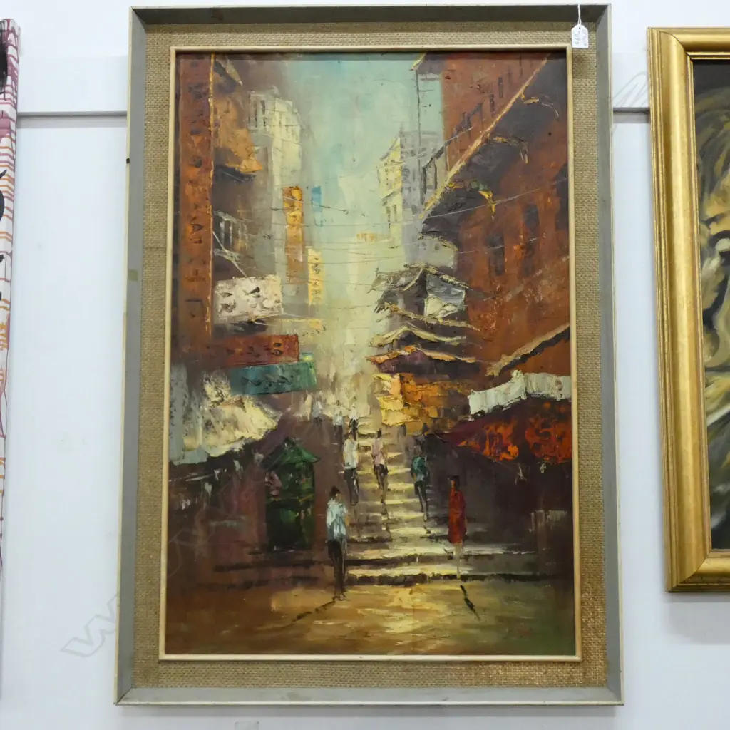 ORIENTAL OIL ON CANVAS 895 X 590 IMAGE Image 1++