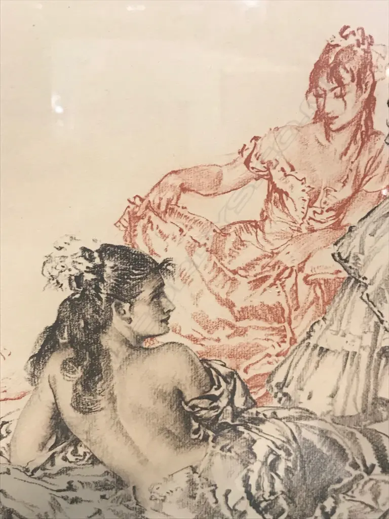 WILLIAM RUSSELL FLINT SIGNED LITHOGRAPH LADIES 705 X 370MM IMAGE Image 1++