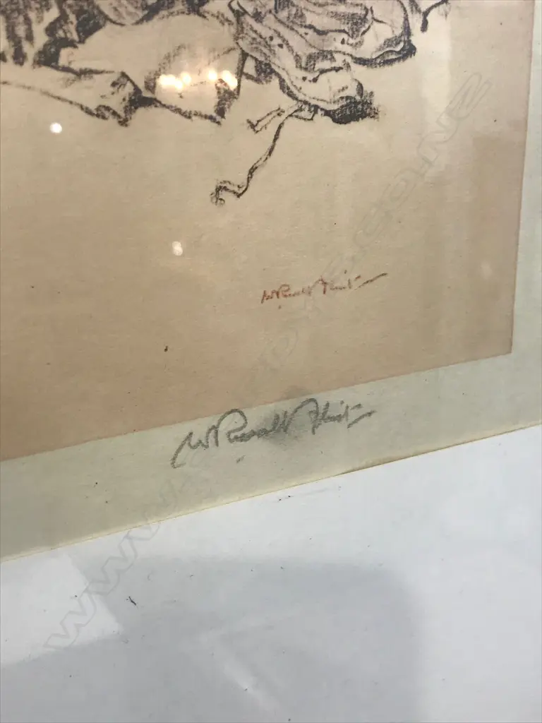 WILLIAM RUSSELL FLINT SIGNED LITHOGRAPH LADIES 705 X 370MM IMAGE Image 1++