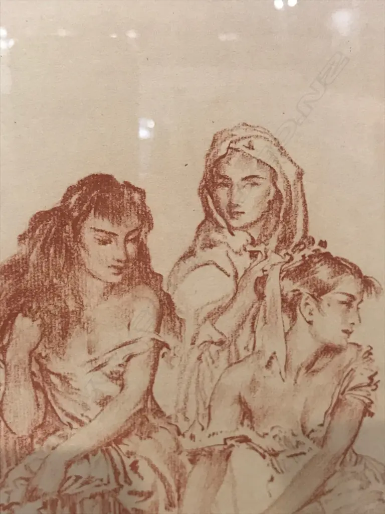 WILLIAM RUSSELL FLINT SIGNED LITHOGRAPH LADIES 705 X 370MM IMAGE Image 1++
