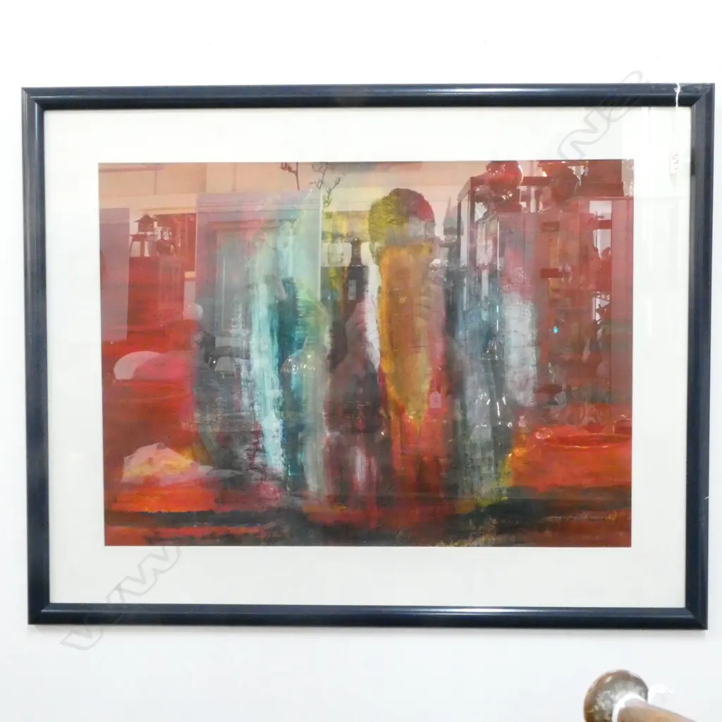 ELIZABETH PACK 'SOL' ACRYLIC ON PAPER Image 1++
