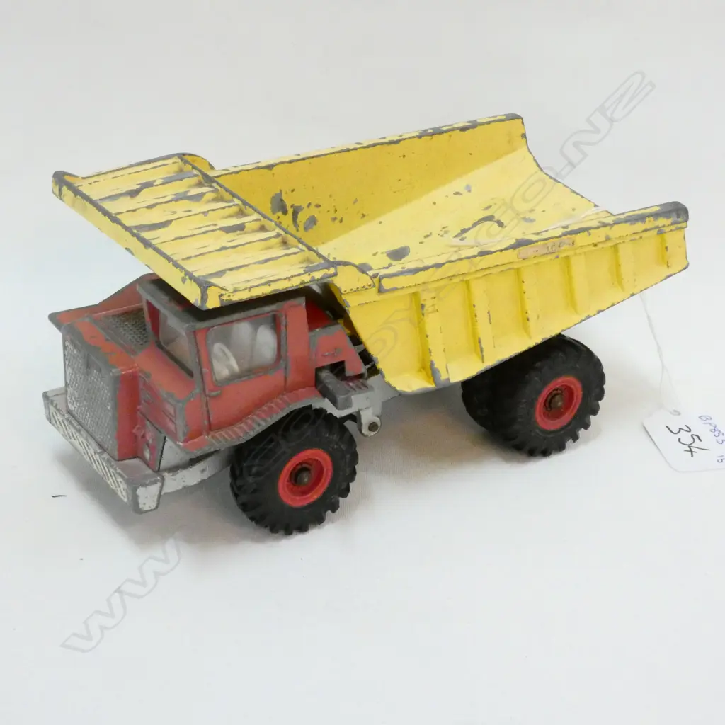 DINKY TOYS TINPLATE CENTAUR DUMP TRUCK MADE IN ENGLAND SPRING ACTION WORKING ORDER Image 1++