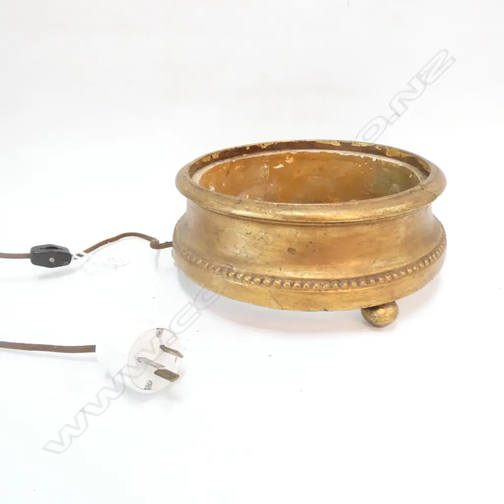 GILT ELECTRIFIED STAND AF 250MM DIA Image 1++