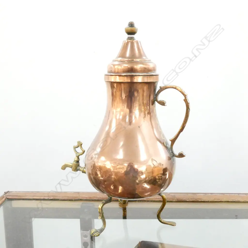 VINTAGE COPPER SAMOVAR H. 320MM Image 1++