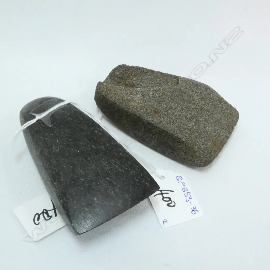 2 PACIFIC STONE ADZE, LONGEST 100MM Image 1++