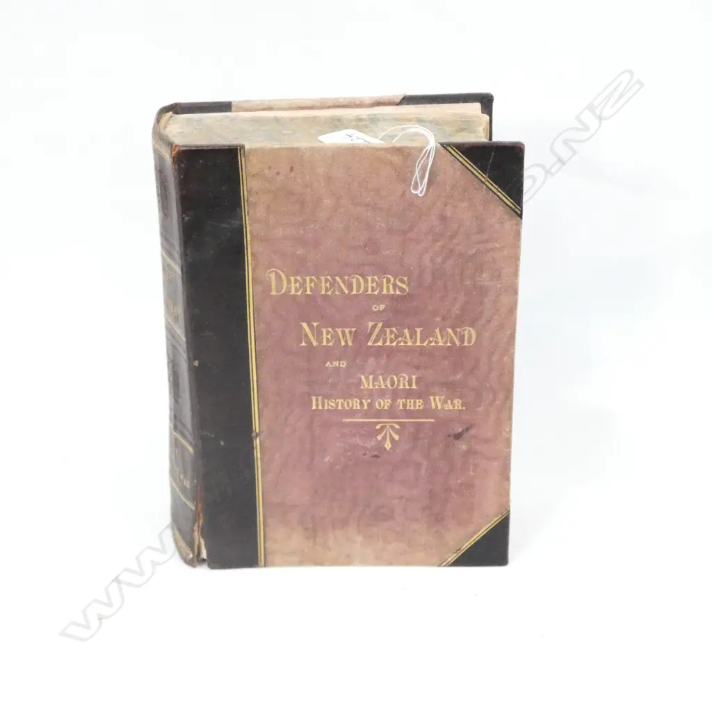 BOOK 'DEFENDERS OF NEW ZEALAND' BY GUDGEON 1887 Image 1++