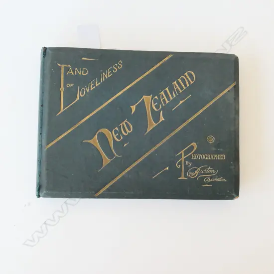 BOOK, BURTON BROS DUNEDIN LAND OF LOVELINESS