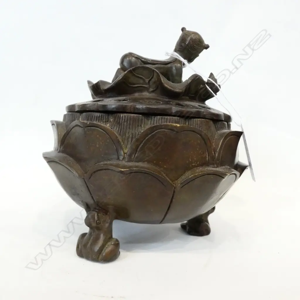 METAL CHINESE INCENCE BURNER H. 140MM Image 1++