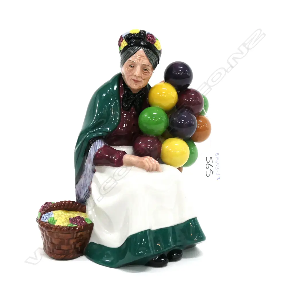 ROYAL DOULTON, THE OLD BALLOON SELLER, H 180MM Image 1++