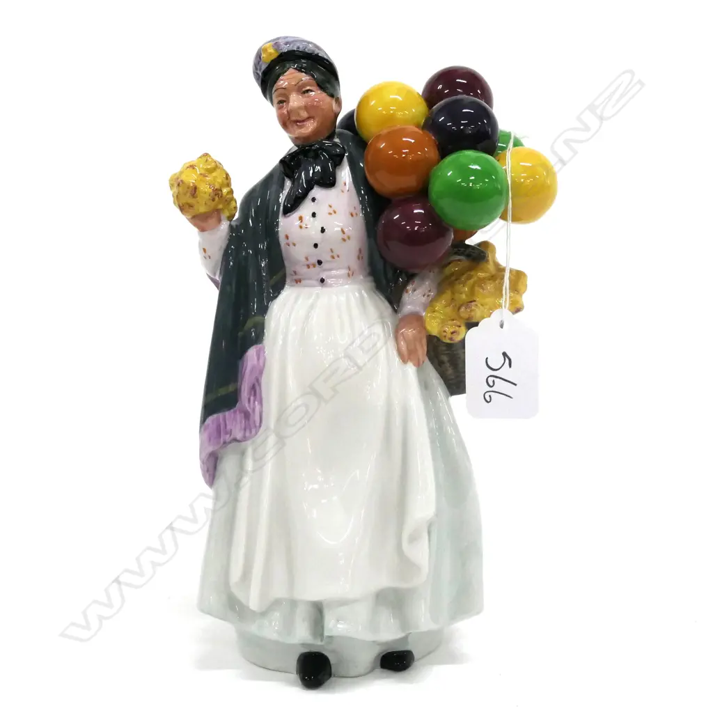 ROYAL DOULTON, BIDDY PENNYFARTHING, H 210MM Image 1++