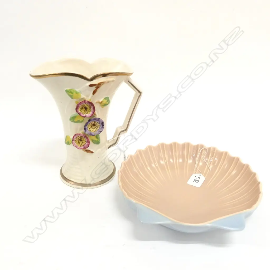 POOLE SHELL DISH +ARTHUR WOOD JUG H 200 MM Image 1++