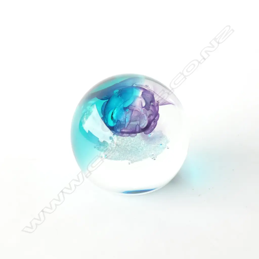 CAITHNESS PAPERWEIGHT "SHIMMERING PLANET" (BOXED) Image 1++