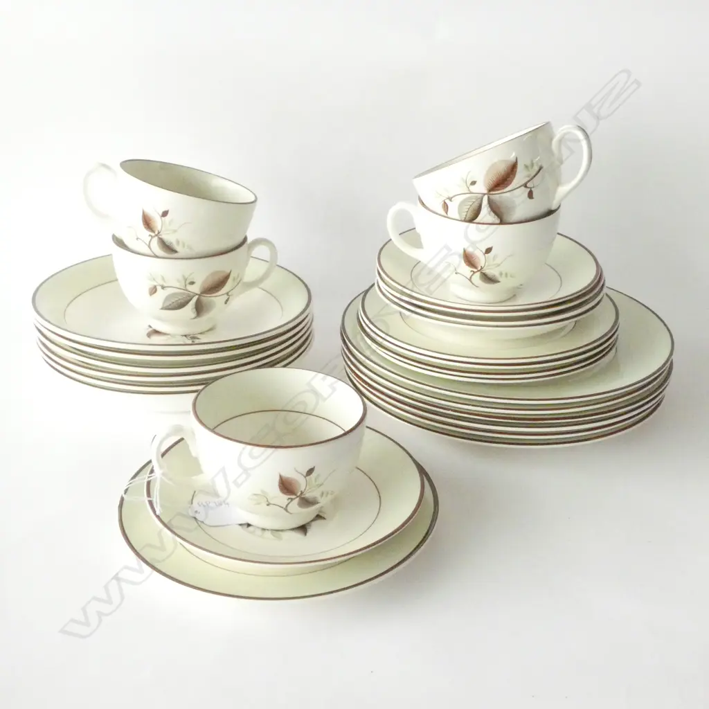 ENGLISH 'BRISTOL' PART DINNER SERVICE (6 PC WITH 5 C&S) Image 1++