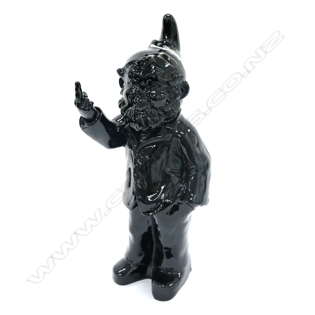 BLACK RESIN GNOME, AFTER OTTMAR HÖRL, H. 370MM Image 1++