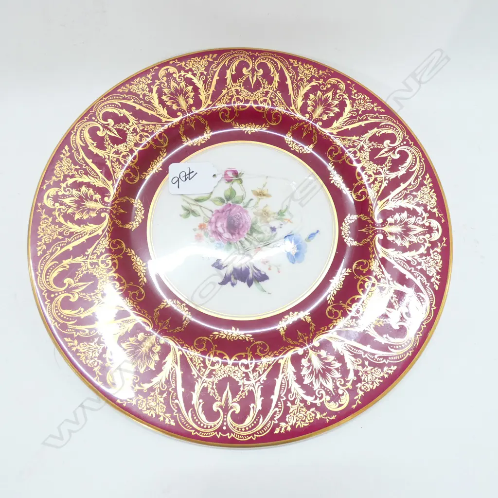 A Royal Worcester circular rack plate Image 1++