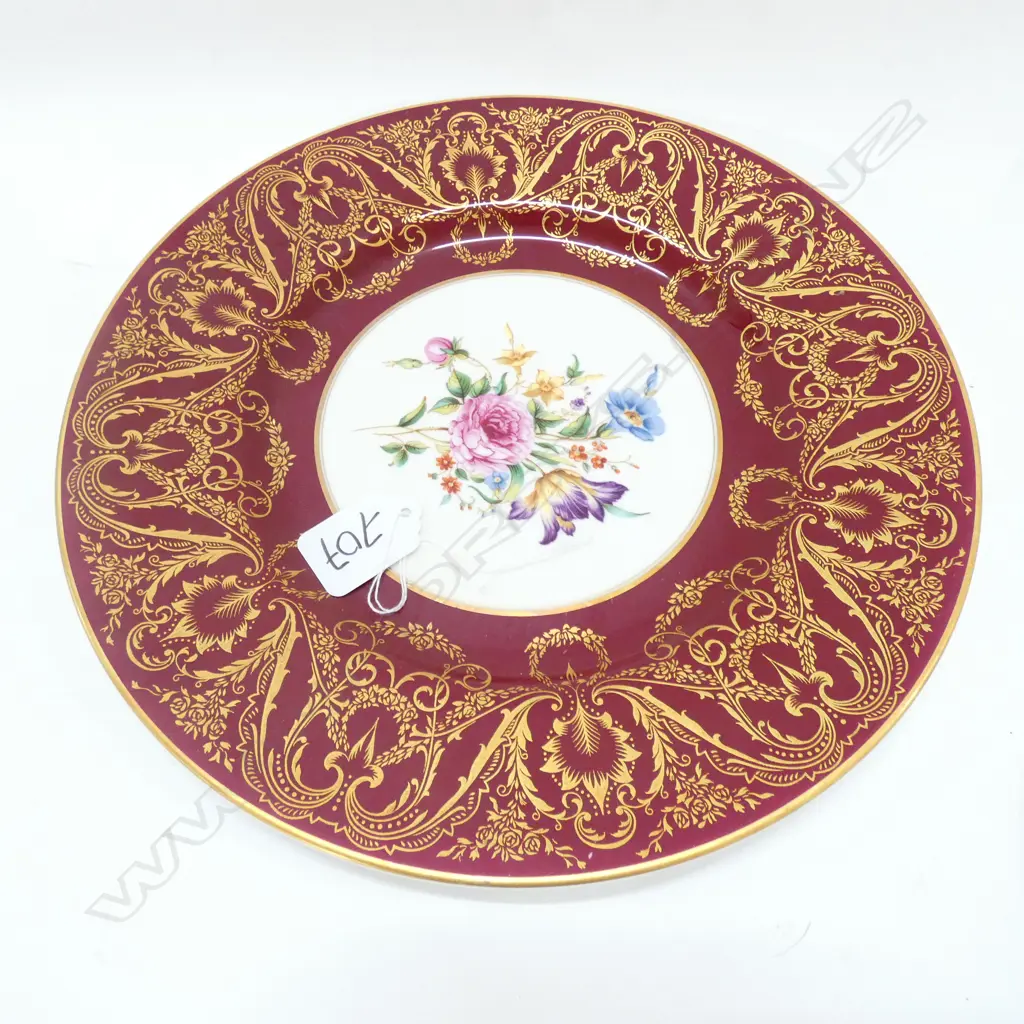 A Royal Worcester circular rack plate Image 1++