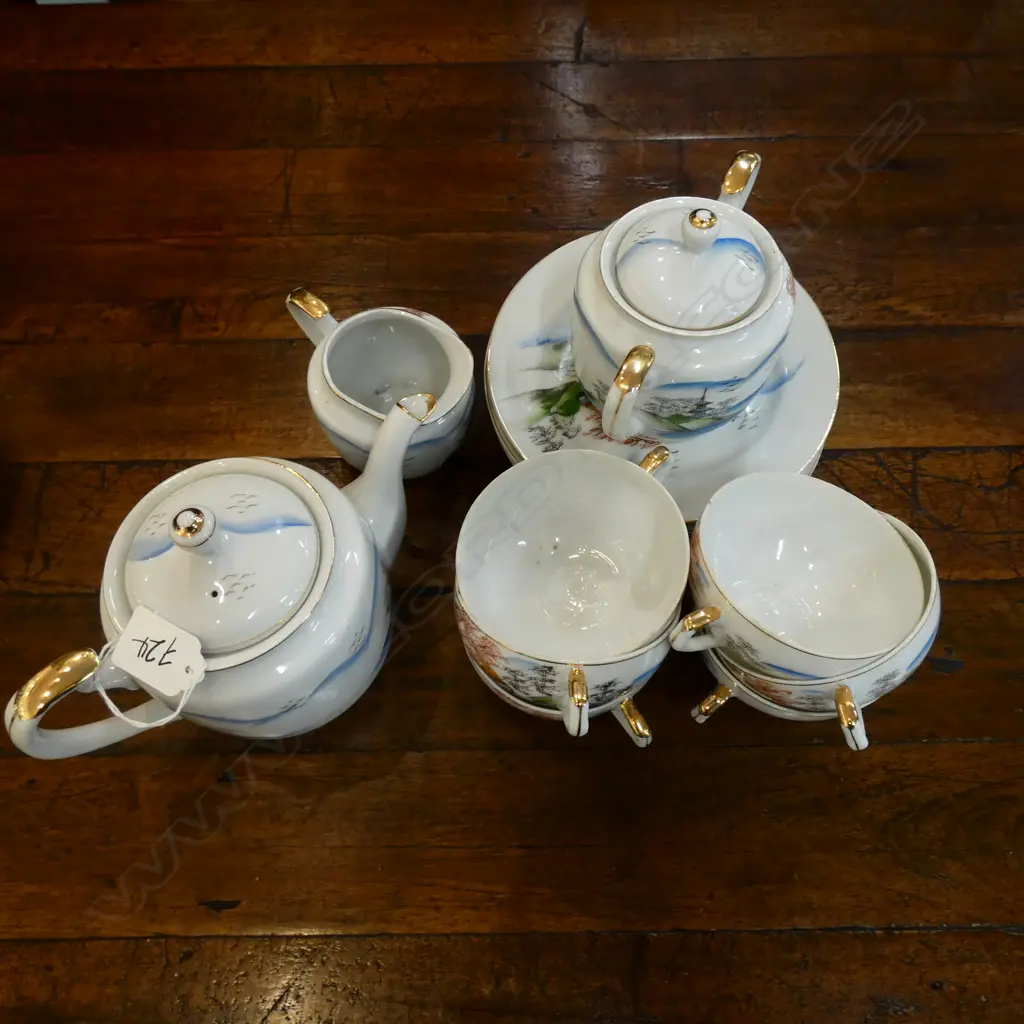 15 PCE KATUMI SATSUMA TEA SET Image 1++