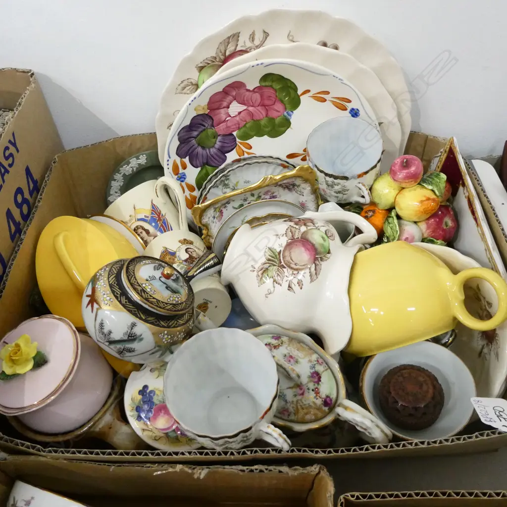 BOX LOT ASST CHINA; ROYALS ETC Image 1++