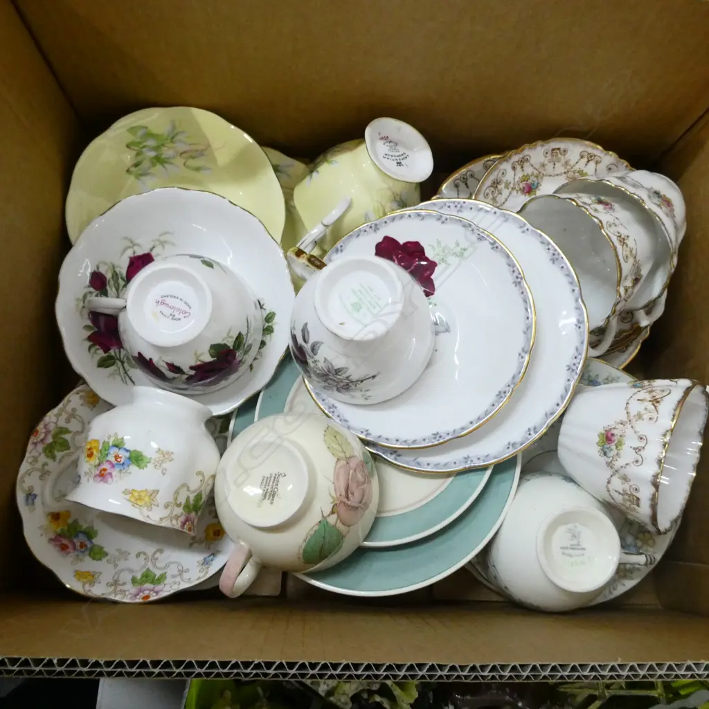 BOX LOT 8 ASST TRIOS + CUP & SAUCER Image 1++