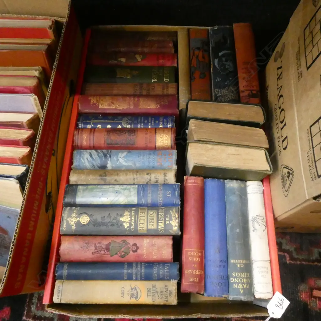BOX LOT VINTAGE BOOKS Image 1++