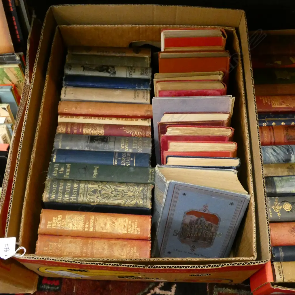 BOX LOT VINTAGE BOOKS Image 1++