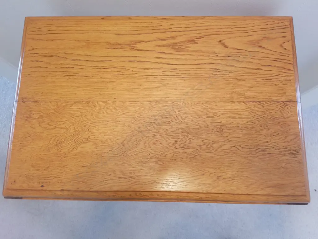 OAK TELEPHONE TABLE, 530 x 350  x710mm Image 1++
