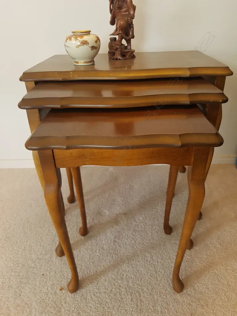 3 NESTING TABLES, LARGEST 510 x 340x 480mm Image 1++