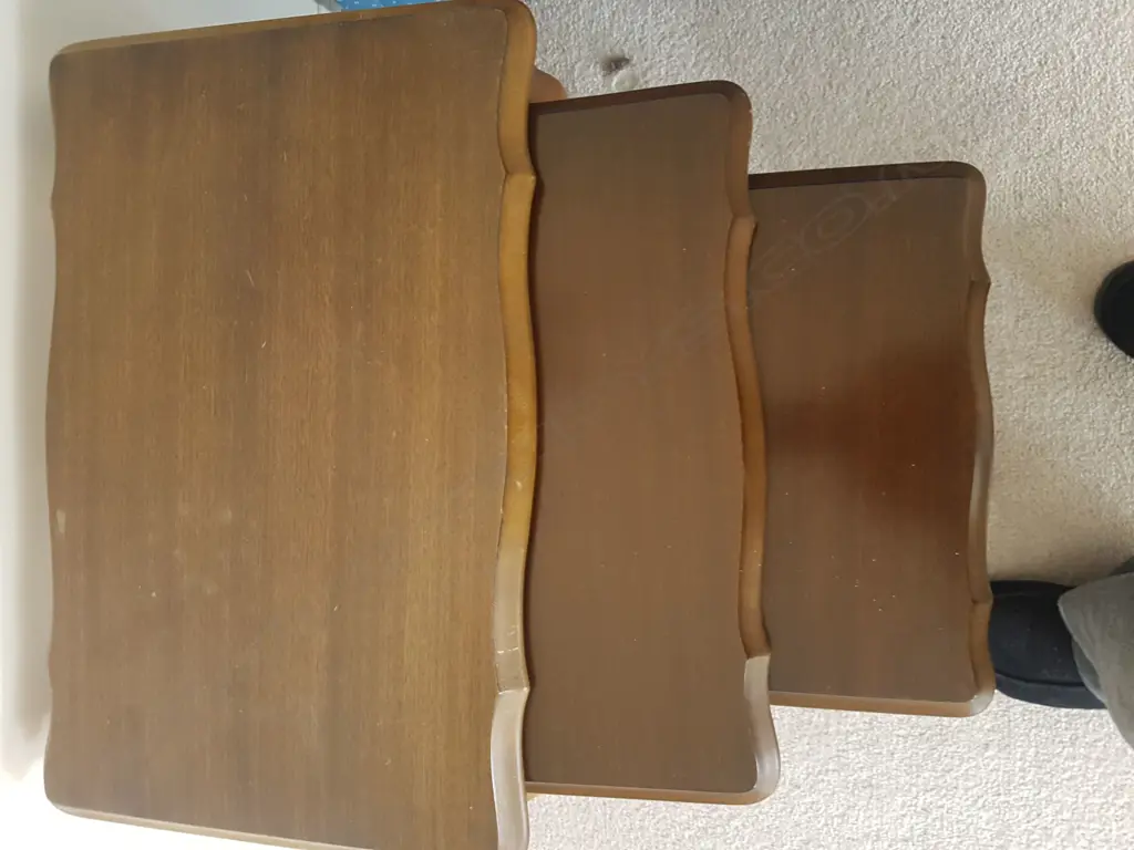 3 NESTING TABLES, LARGEST 510 x 340x 480mm Image 1++