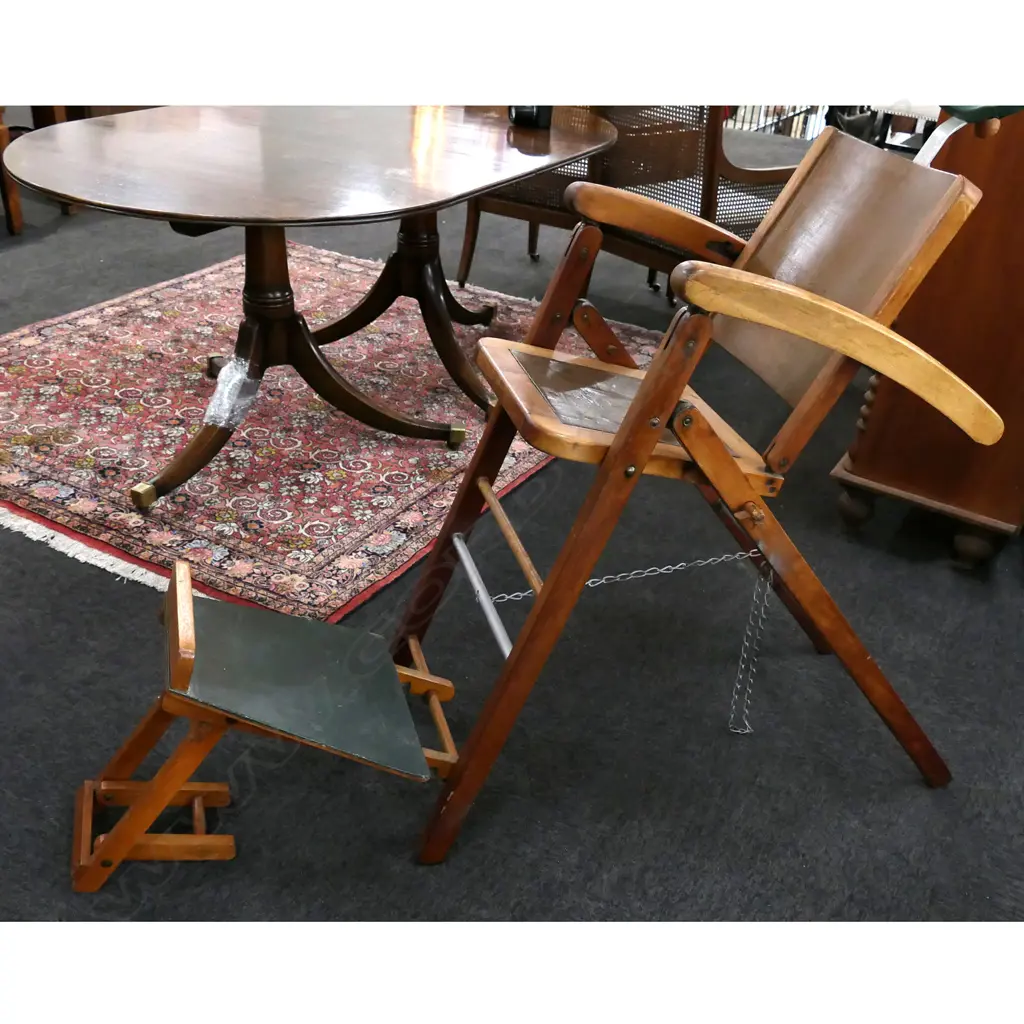 VINTAGE 1950S-60S DENTAL CHAIR, H.1200MM Image 1++