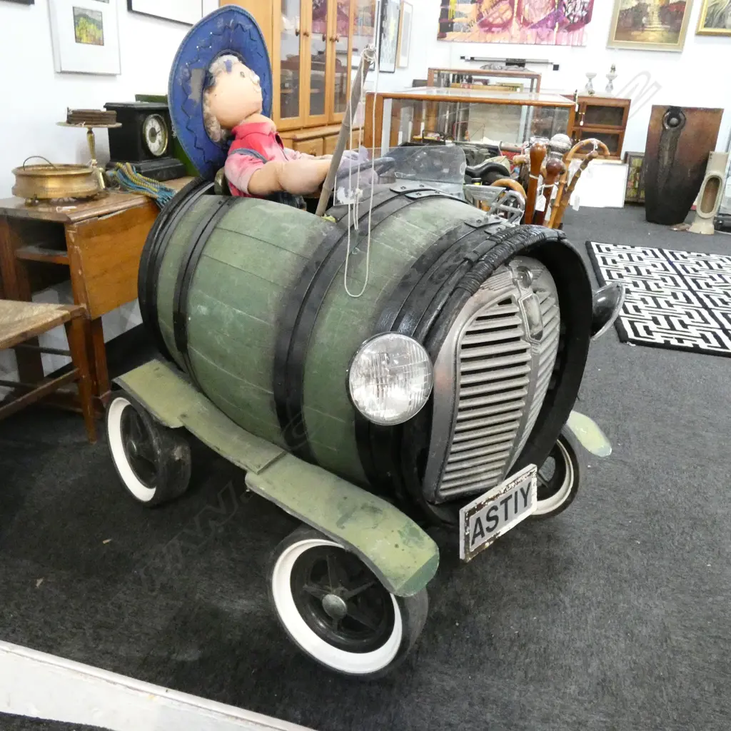 WINE BARREL CAR L. 1150MM Image 1++