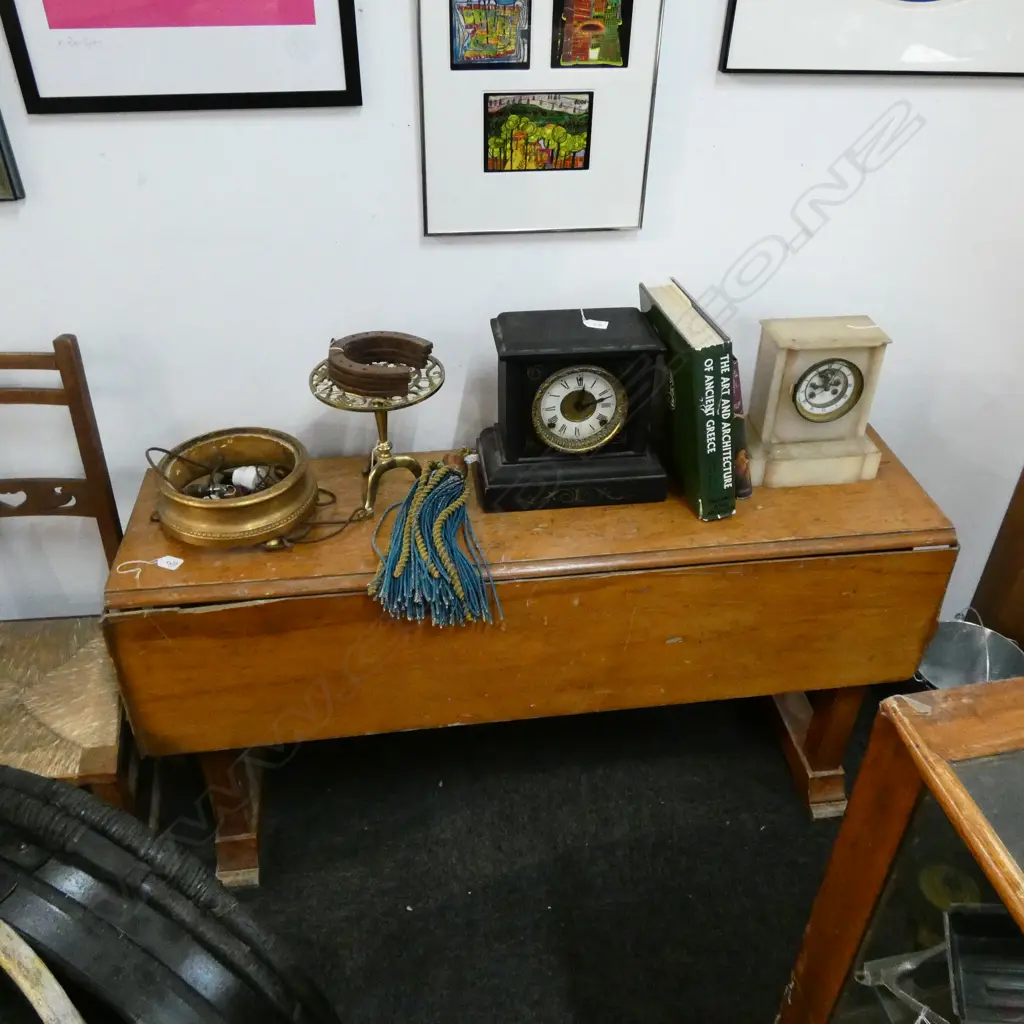 1920's RIMU SOFA TABLE 1270 X 665mm AF Image 1++