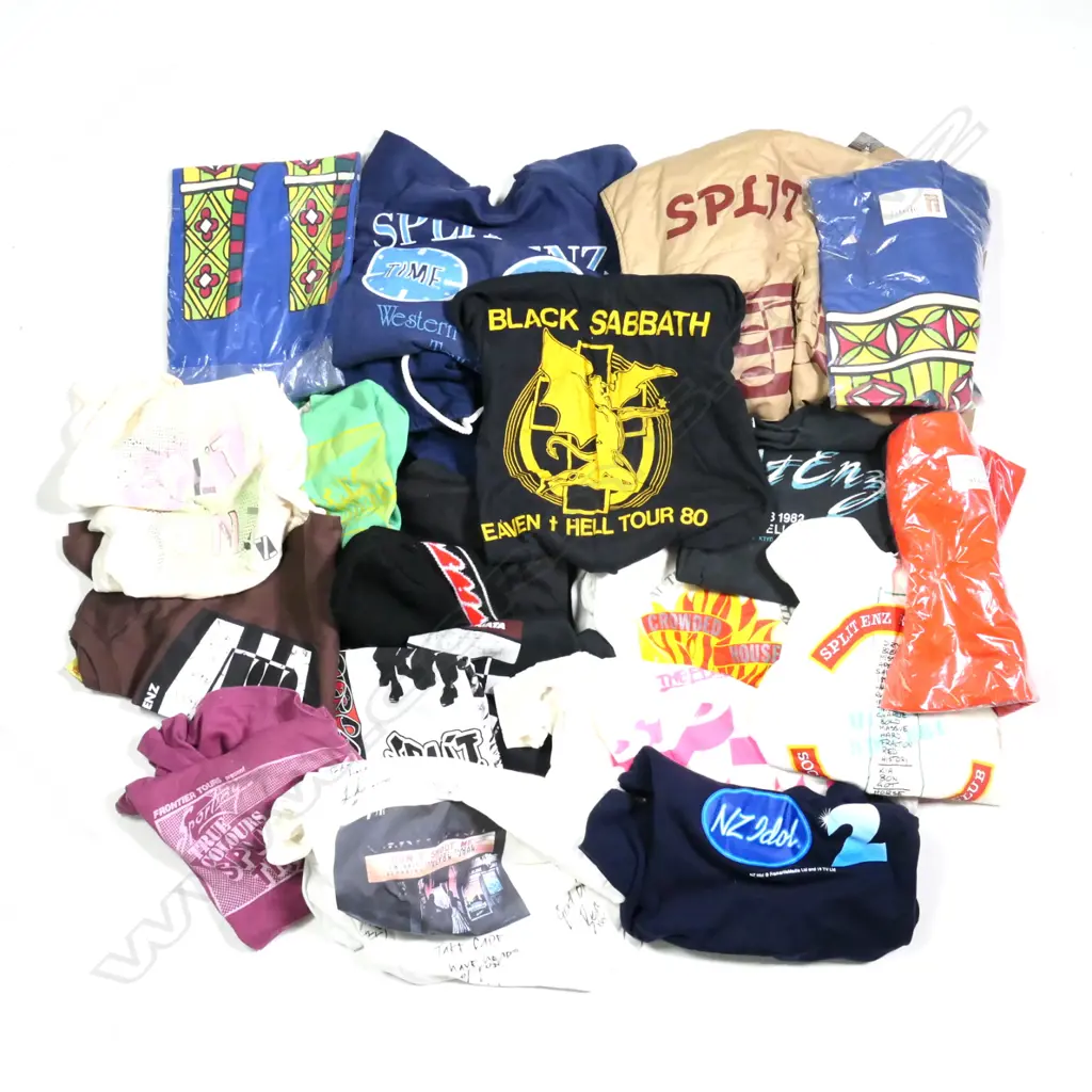 ASST SPLIT ENZ TEE SHIRTS/E JOHN/BLACK SABBATH/ ETC Image 1++