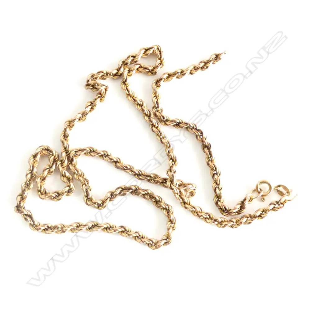 9 CT GOLD CHAIN BROKEN 7.4 GRAMS  Image 1++