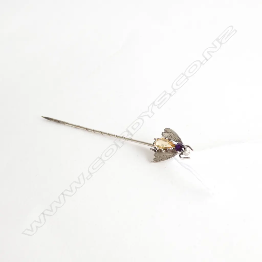 STERLING SILVER FLY PIN Image 1++