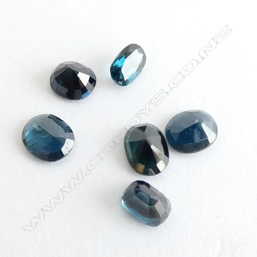 6 4.3 CT FACETED OVAL SAPPHIRES Image 1++
