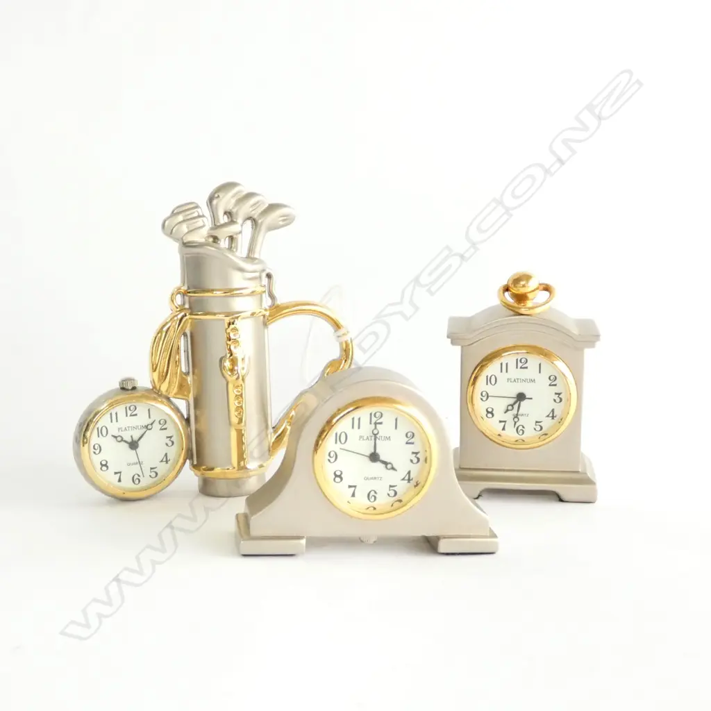 3 QUARTZ CLOCKS  Image 1++