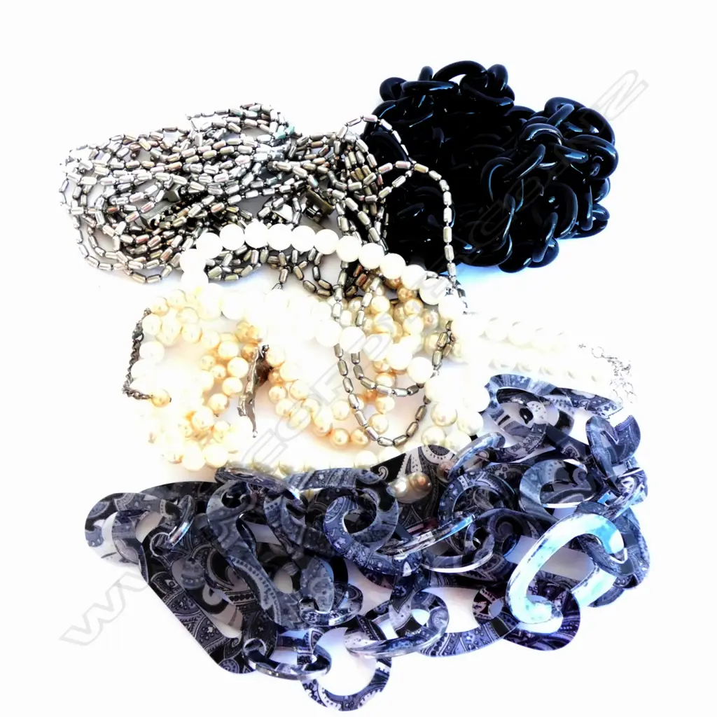 COLLECTION ASST. COSTUME JEWELRY NECKLACES Image 1++