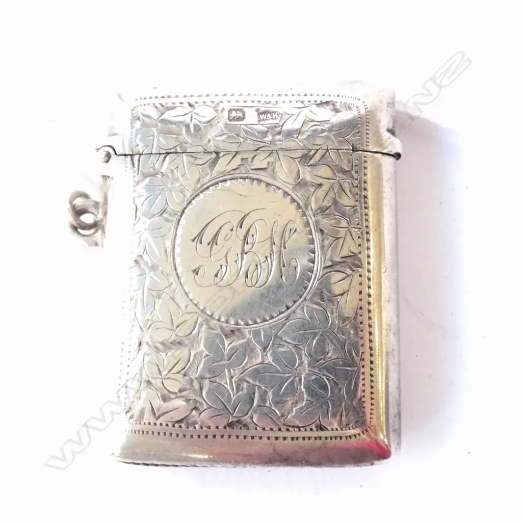 EDW SILVER VESTA ENRAVED. SHEFFIELD 1901 W SUSPENSION LOOP Image 1++