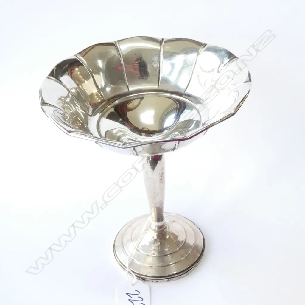 STG SILVER COMPOTE DISH 176 GRAMS SLIGHTLY WEIGHTED  Image 1++
